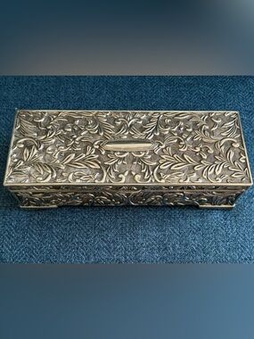 Vintage Godinger Silver Plated Jewelry Box